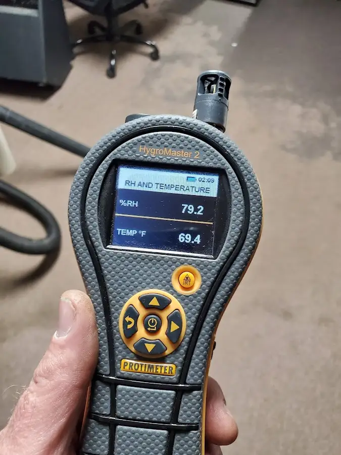 Moisture meter humidity assessment for Mold Remediation & Removal in East Rochester